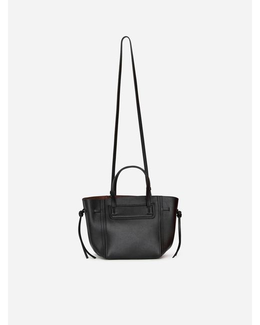 ARKET Blue Leather Tote Bag
