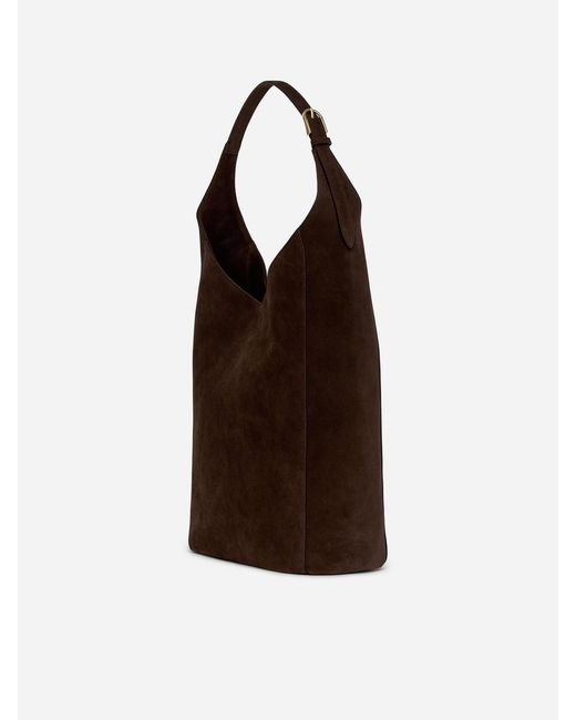 ARKET Brown Suede Tote Bag