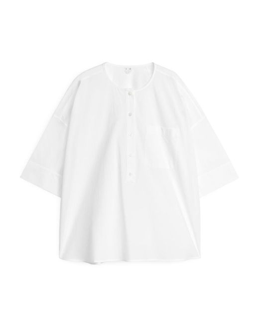 ARKET White Washed Cotton Shirt