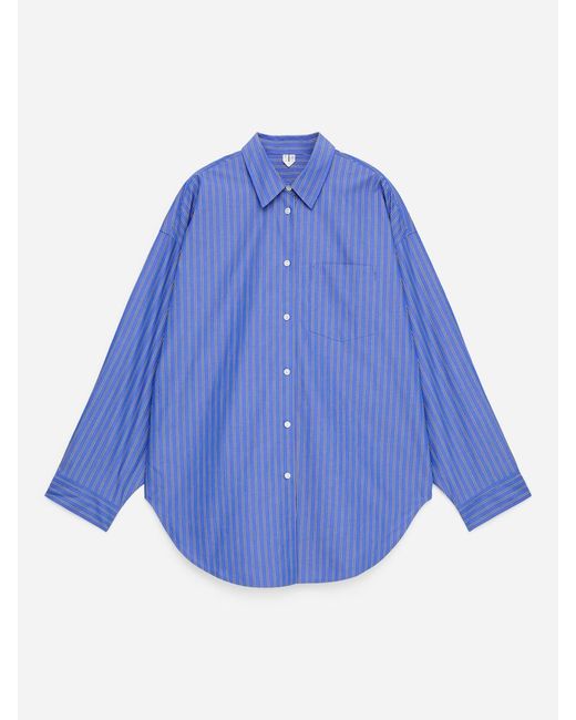 ARKET Blue Oversized Shirt