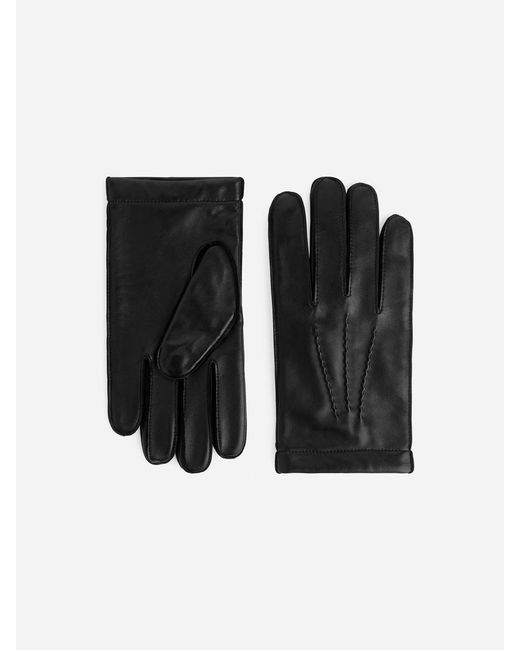 ARKET Lederhandschuh Mit Wollfutter in Black für Herren