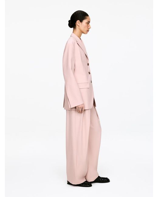 ARKET Pink Single-Breasted Blazer