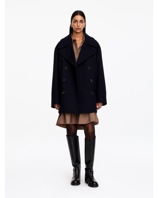 ARKET Black Knee-High Leather Boots