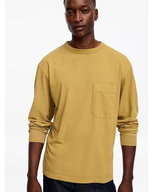 ARKET Natural Relaxed Long-Sleeve T-Shirt for men