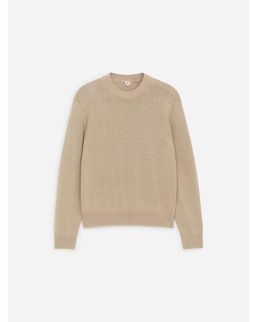 ARKET Natural Linen Cotton Jumper for men