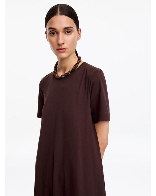 ARKET Red Maxi T-Shirt Dress