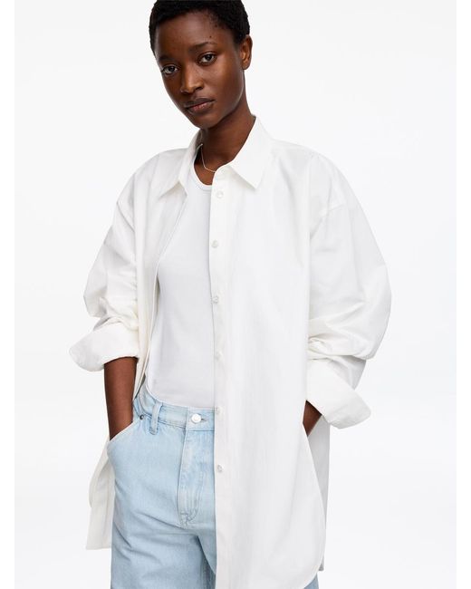 ARKET White Ribbed Tank Top