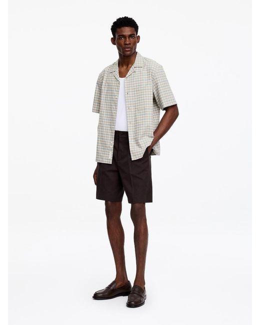 ARKET White Seersucker Resort Shirt for men