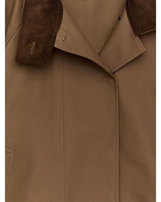 ARKET Blue Corduroy-Collar Jacket