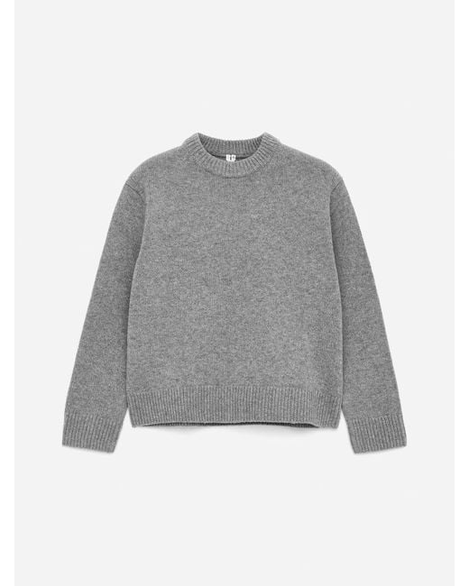 ARKET Gray Heavy Knit Wool Jumper for men