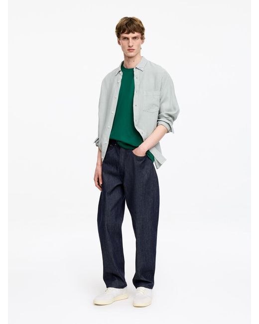 ARKET Green 220 Gsm Relaxed T-Shirt for men
