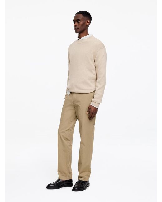 ARKET Natural Straight Cotton Chinos for men