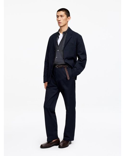 ARKET Blue Relaxed Poplin Shirt for men