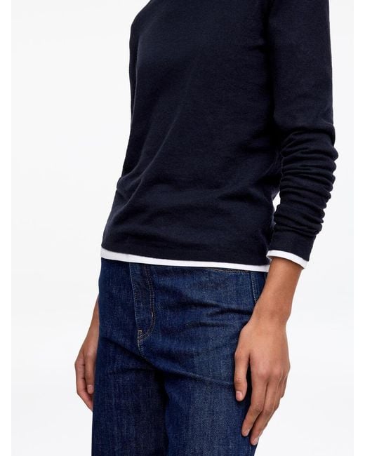 ARKET Blue Pure Cashmere Jumper