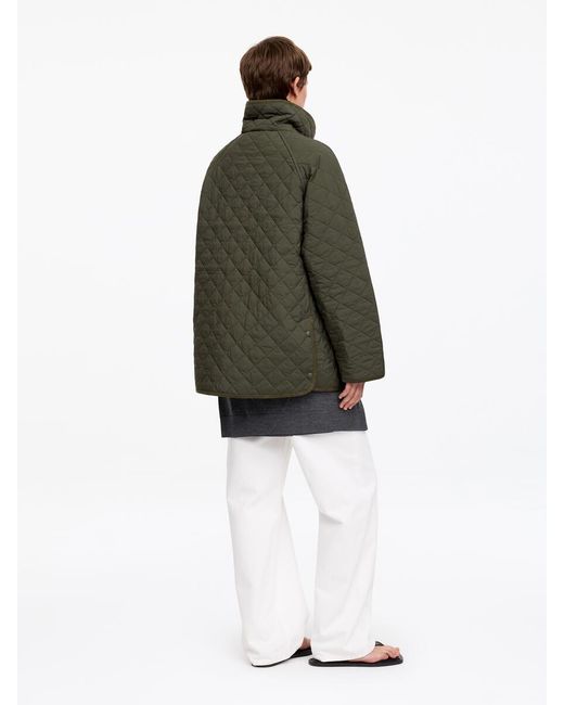 ARKET White Relaxed Quilted Jacket