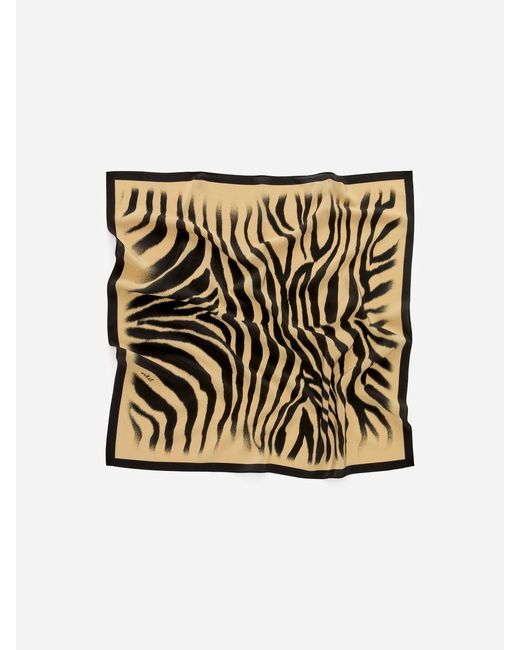 ARKET Natural Printed Silk Scarf