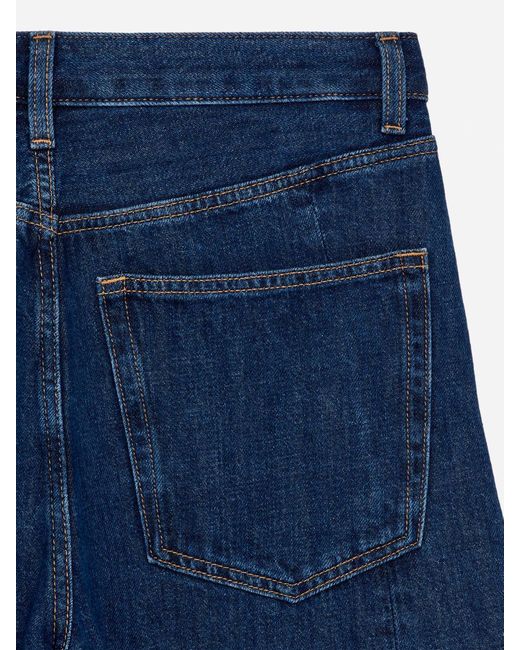 ARKET Blue Bloom Barrel Jeans