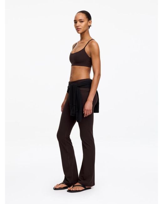 ARKET Brown Soft Stretch Sports Bra