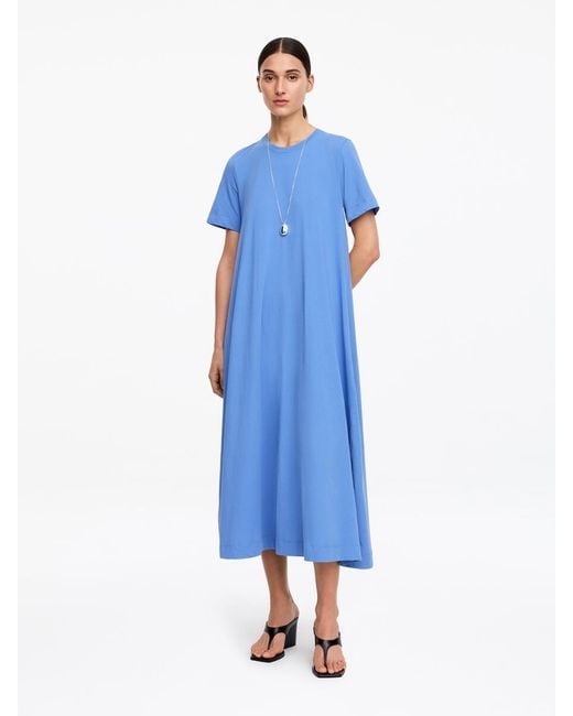 ARKET Blue Maxi T-Shirt Dress