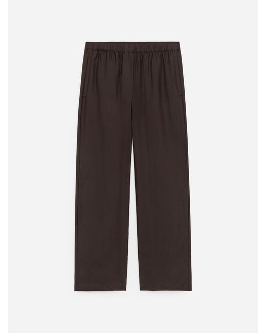 ARKET Blue Silk Twill Trousers