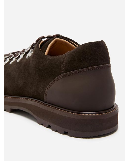 ARKET Black Suede Hiker Shoes for men