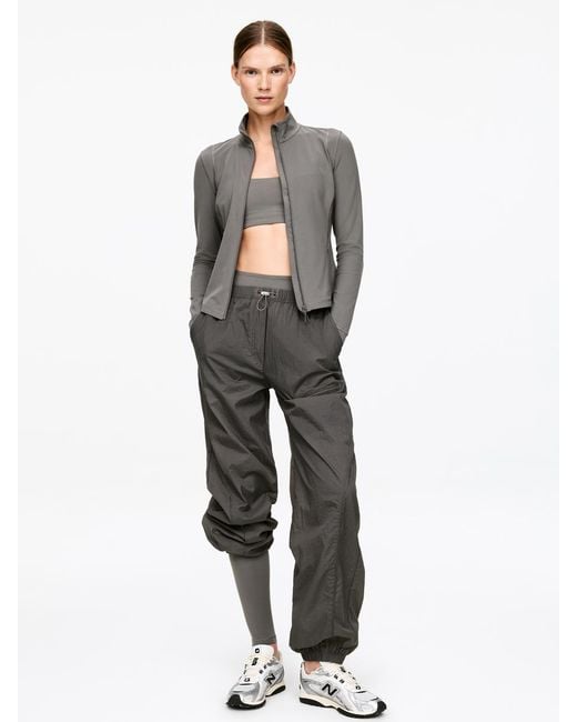 ARKET Gray Sheer Ripstop Trousers