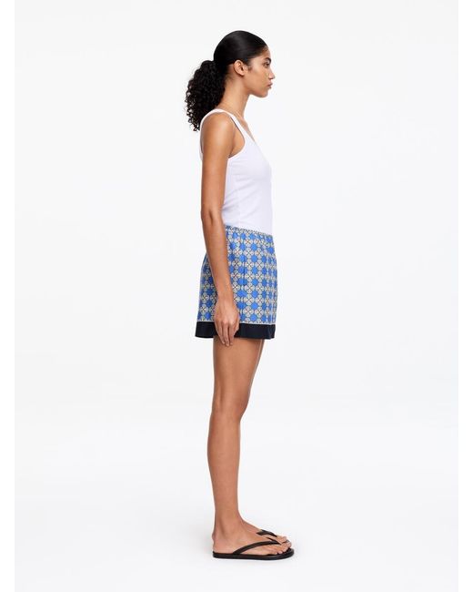 ARKET Blue Lyocell Blend Shorts