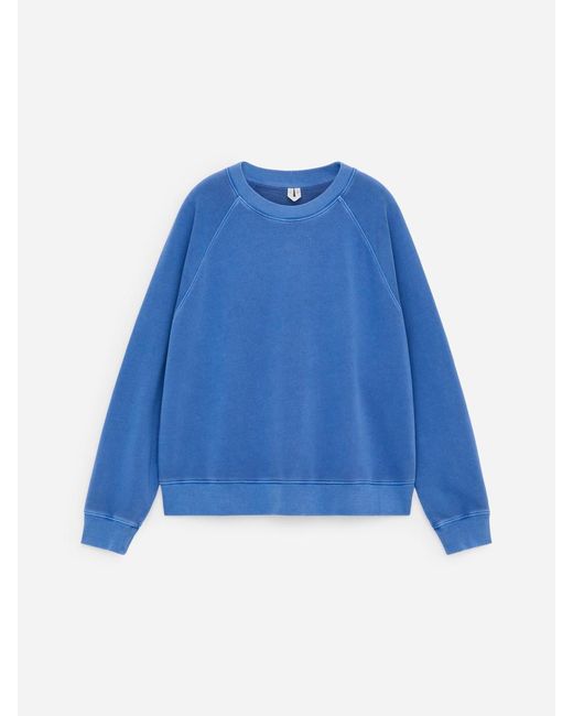 ARKET Blue Terry Sweatshirt