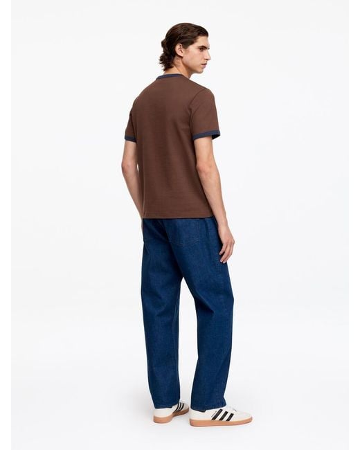 ARKET Blue Fitted T-Shirt for men