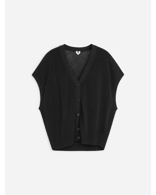 ARKET Black Knitted Vest