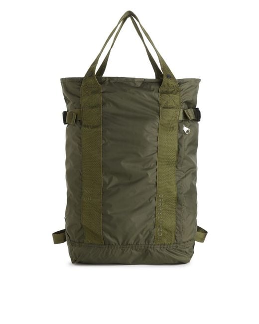 ARKET Green Packable 2-way Backpack for men