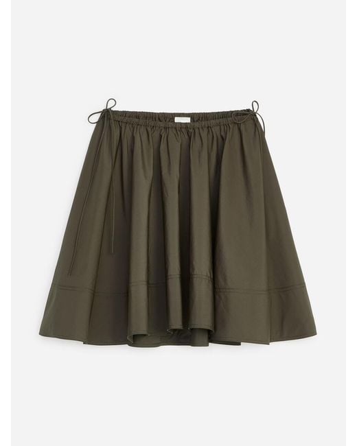 ARKET White Cotton Circle Skirt