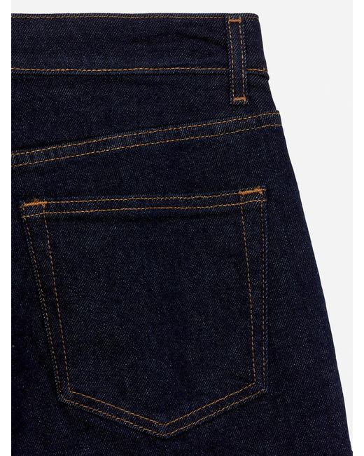 ARKET Blue Jade Cropped Slim Jeans