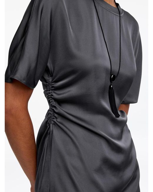ARKET Gray Drawstring Top