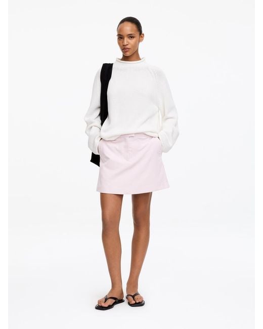 ARKET Pink Corduroy Mini Skirt