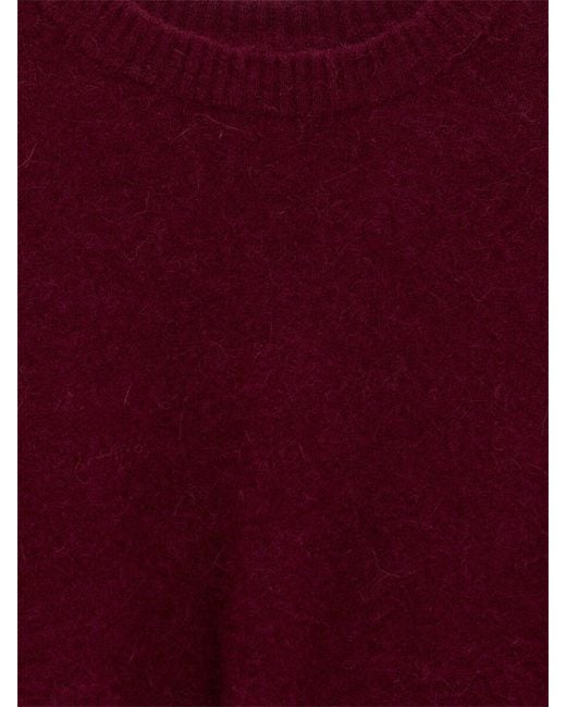 ARKET Purple Alpaca-Wool Blend Jumper