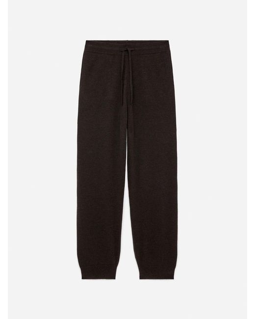 ARKET Black Knitted Wool Cashmere Trousers for men