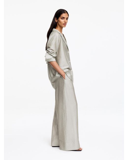 ARKET White Relaxed Trousers