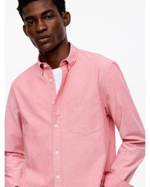 ARKET Pink Regular Oxford Shirt for men
