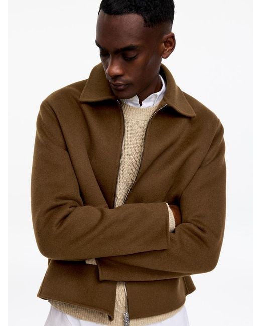 ARKET White Wool Doublé Jacket for men