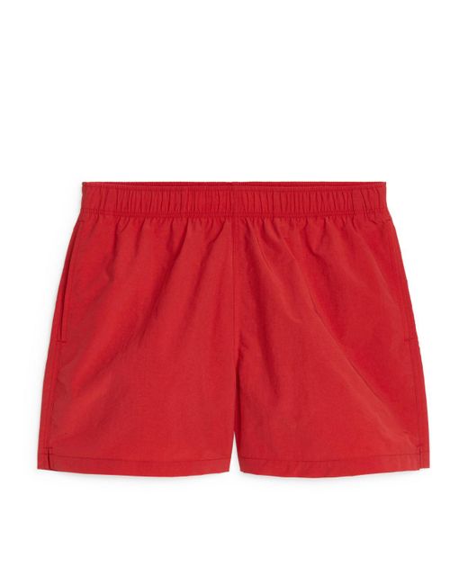 ARKET Red Swim Shorts for men
