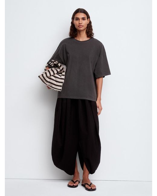 ARKET Black Oversized T-Shirt