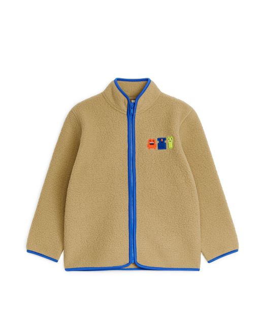 ARKET Natural Embroidered Fleece Jacket for men