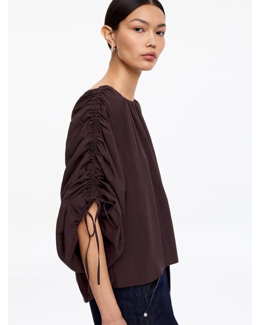 ARKET Gathered Blouse