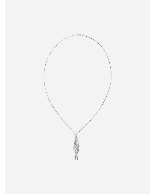 ARKET Black Fish-Pendant Necklace