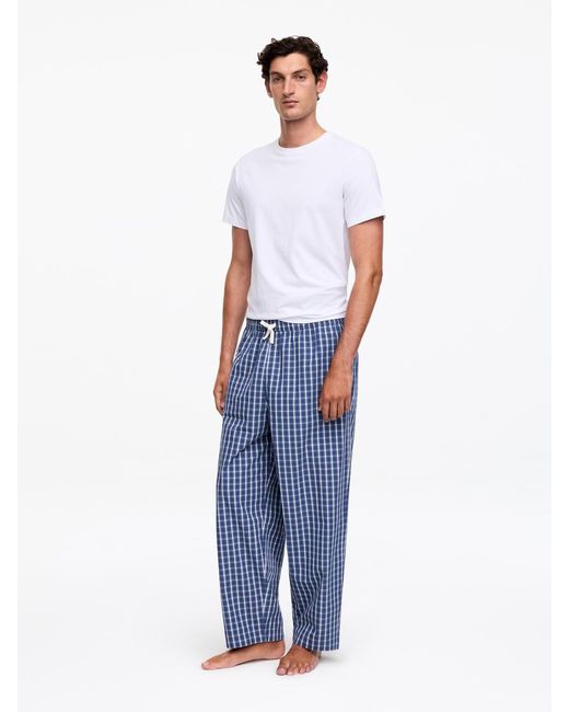 ARKET Blue Wide Pyjama Trousers for men