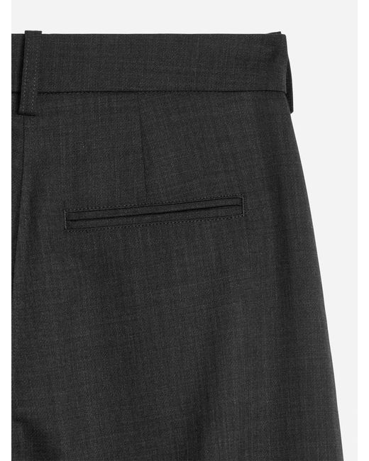 ARKET Black Relaxed Tailored Trousers