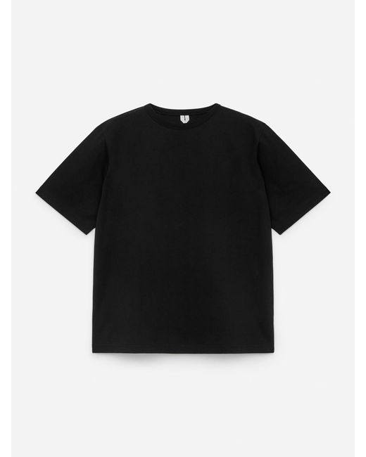ARKET Black 270 Gsm Oversized T-Shirt for men
