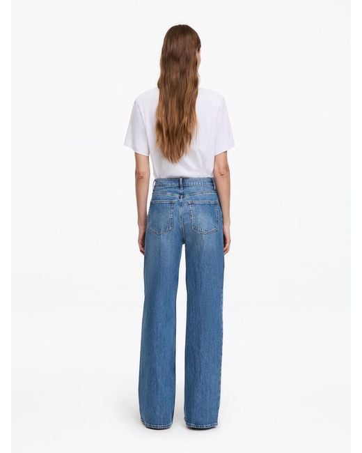 ARKET Blue Lupine Flared Jeans