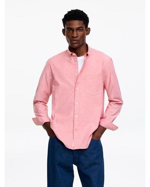 ARKET Pink Regular Oxford Shirt for men